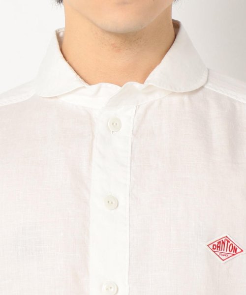 GLOSTER(GLOSTER)/【DANTON/ダントン】リネン丸襟半袖シャツ JD－3569KLS/img04