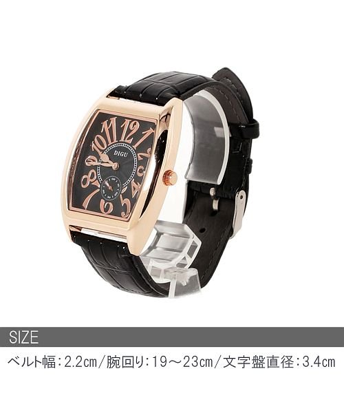 Digu スクエアアンティーク風ウォッチ ユニセックス腕時計 レディース ニノン Ninon Magaseek