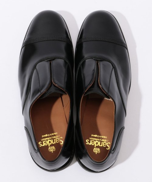 SANDERS ポリッシュドレザー ノーレースシューズ 