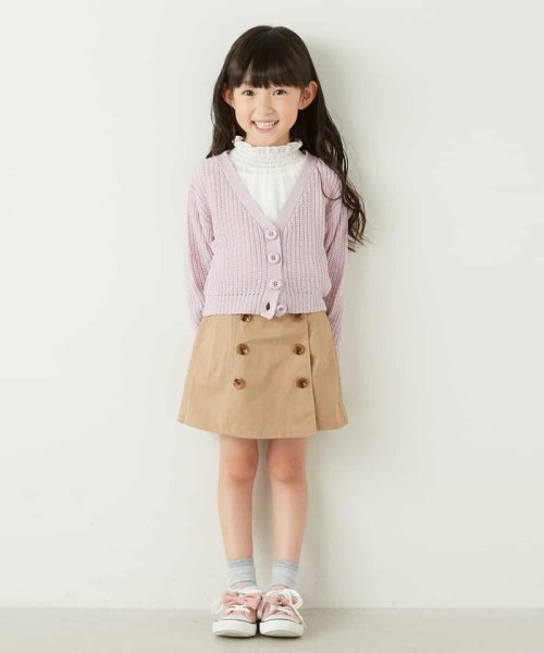 a.v.v(KID'S)(アー・ヴェ・ヴェキッズ)/[100－130]カットジャガードシャーリングブラウス[WEB限定サイズ]/img02