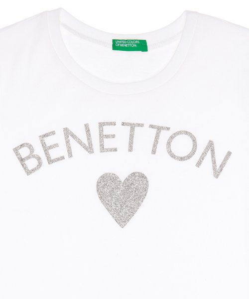 BENETTON (UNITED COLORS OF BENETTON GIRLS)(ユナイテッド　カラーズ　オブ　ベネトン　ガールズ)/ベーシックロゴ半袖Tシャツ・カットソー/img01