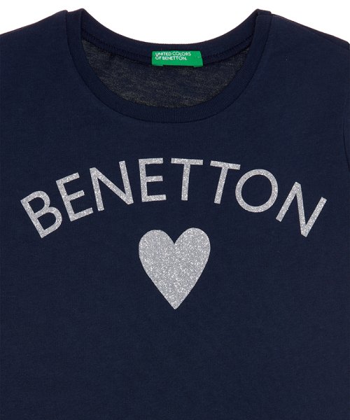 BENETTON (UNITED COLORS OF BENETTON GIRLS)(ユナイテッド　カラーズ　オブ　ベネトン　ガールズ)/ベーシックロゴ半袖Tシャツ・カットソー/img11