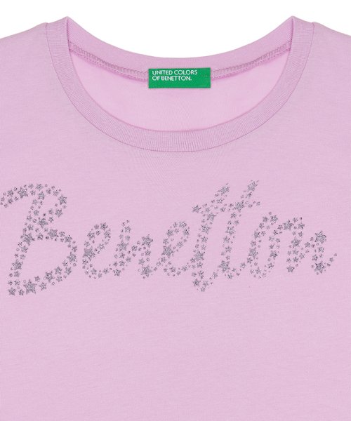 BENETTON (UNITED COLORS OF BENETTON GIRLS)(ユナイテッド　カラーズ　オブ　ベネトン　ガールズ)/ベーシックロゴ半袖Tシャツ・カットソー/img21