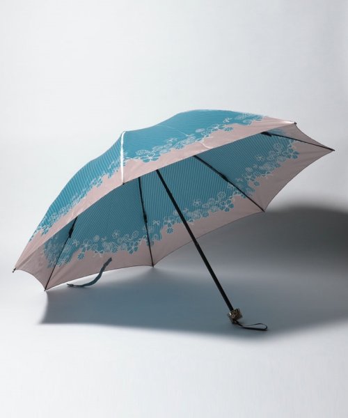 LANVIN en Bleu(umbrella)(ランバンオンブルー（傘）)/LANVIN en Blue 婦人 ミニ傘 【クイックアーチ】 すそ 花/img01