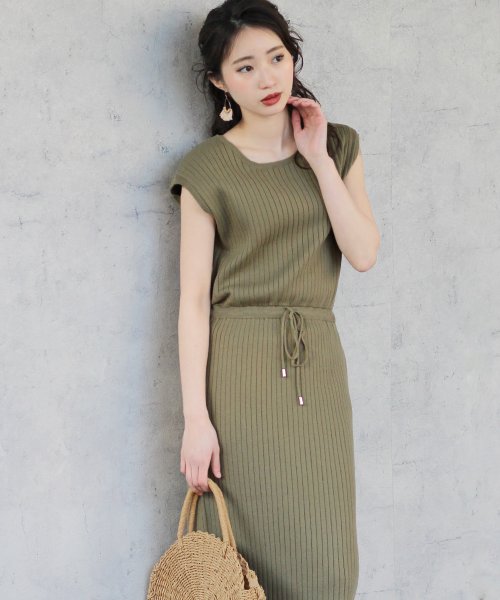 セール 60 Off カンタン時短コーデ ノースリリブニットワンピース ブージュルード Bou Jeloud Magaseek