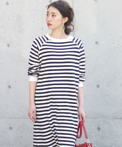 カンタン時短コーデ アソートラグランカットワンピース ブージュルード Bou Jeloud Magaseek