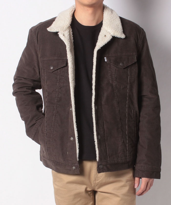levis sherpa brown