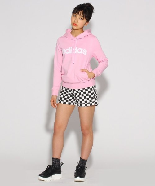 セール Adidas アディダス ロゴパーカー ピンク ラテ Pink Latte Magaseek