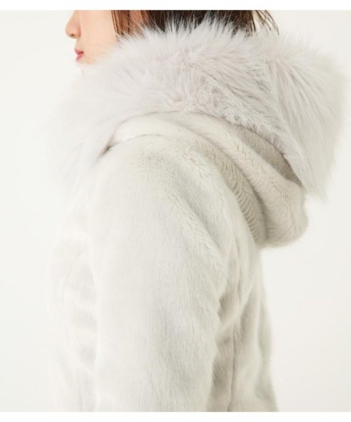 rienda(リエンダ)/Volume hoodie Faux fur CT/img12