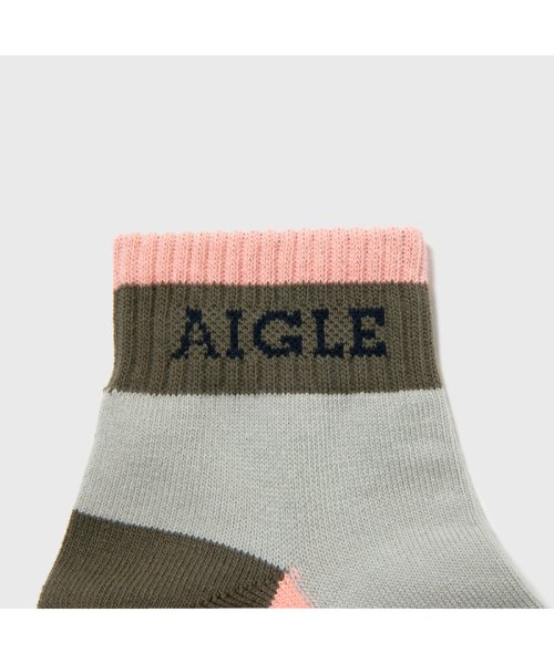 ＡＩＧＬＥ UNISEX(エーグル　ユニセックス)/DFTカラーブロックショートソックス/img04