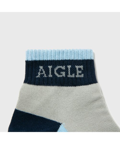 ＡＩＧＬＥ UNISEX(エーグル　ユニセックス)/DFTカラーブロックショートソックス/img05