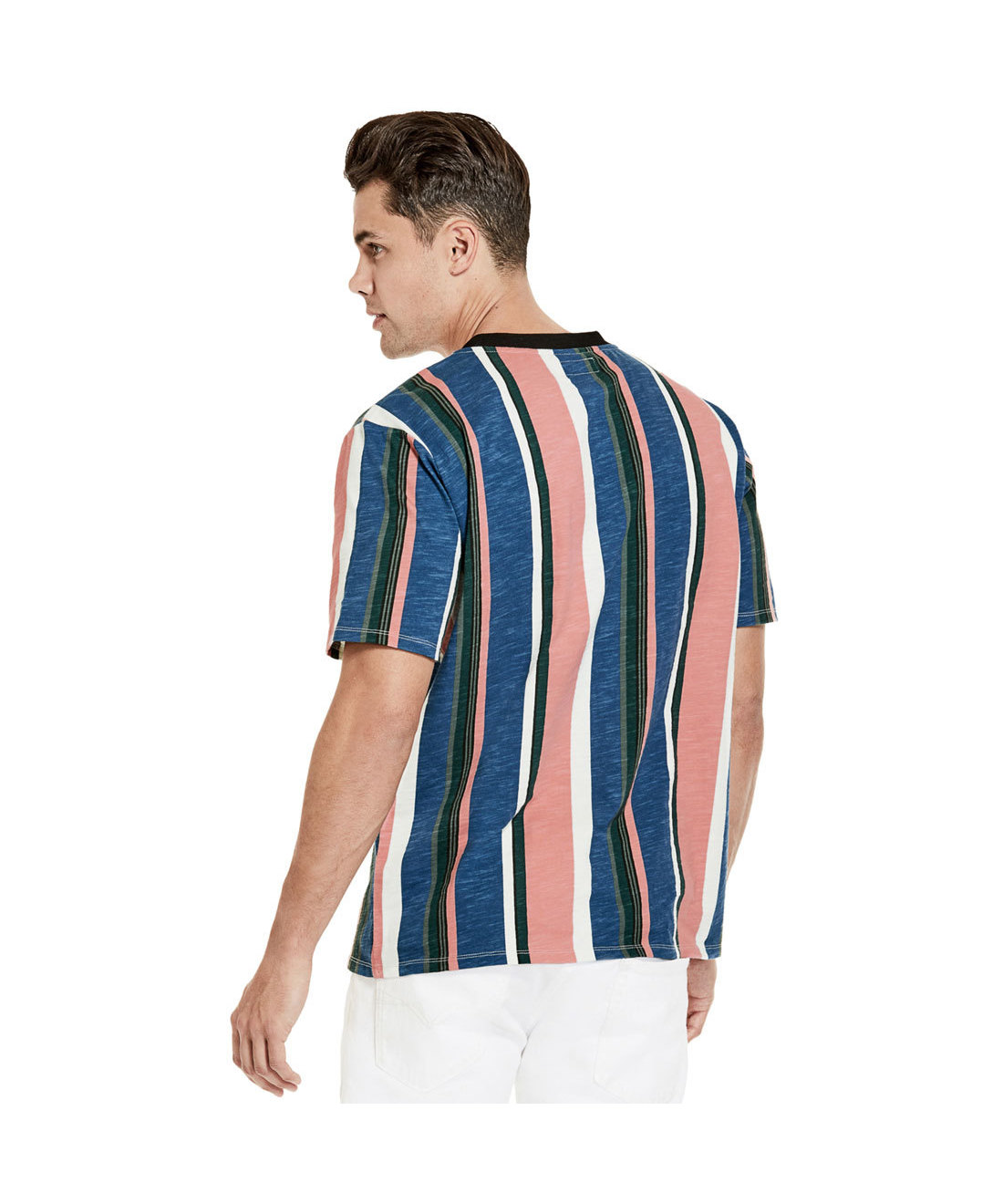 guess oversized striped tee