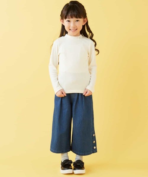 a.v.v(KID'S)(アー・ヴェ・ヴェキッズ)/[100－130]リボンデザインプチハイネックカットソー[WEB限定サイズ]/img02