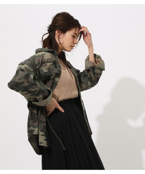 AZUL by moussy(アズールバイマウジー)/Military Blouson/img09