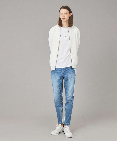 撥水ニットトラックジャケット モデル：H186 B82 W68 H92