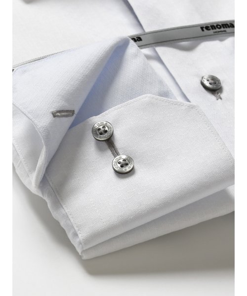 TAKA-Q(タカキュー)/形態安定スリムフィット レギュラーカラー長袖ビジネスドレスシャツワイシャツ/img02