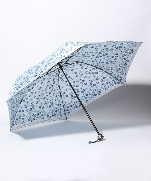 LANVIN en Bleu(umbrella)(ランバンオンブルー（傘）)/折りたたみ傘　軽量　サテンフラワー/img01