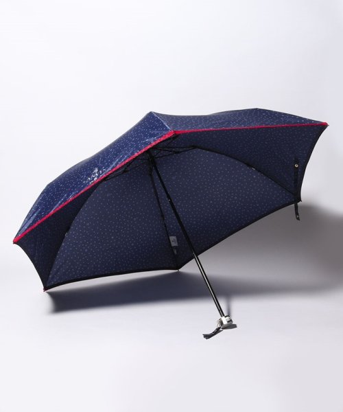 LANVIN en Bleu(umbrella)(ランバンオンブルー（傘）)/折りたたみ傘　軽量　サテンドット/img01