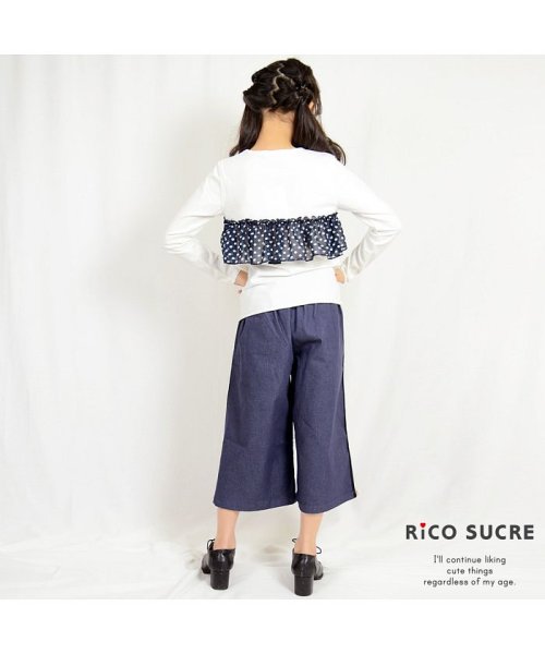 RiCO SUCRE(リコ シュクレ)/シフォンビスチェ風Tシャツ/img06