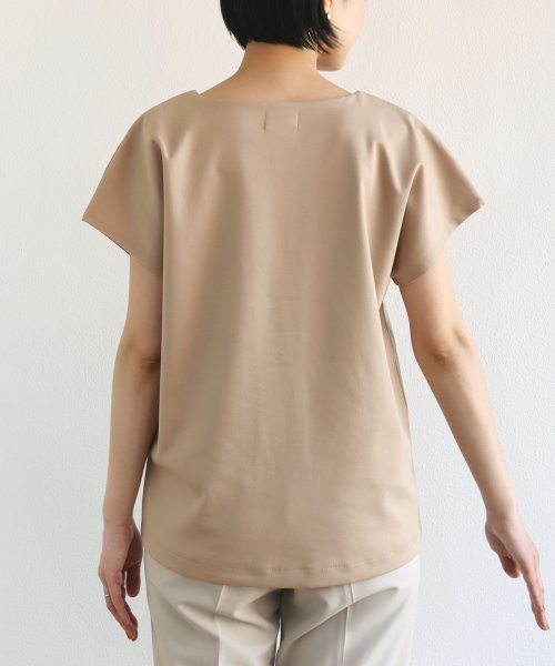 and　Me...(アンドミー)/きれいめポンチ半袖ドルマンTシャツ トップス/img09