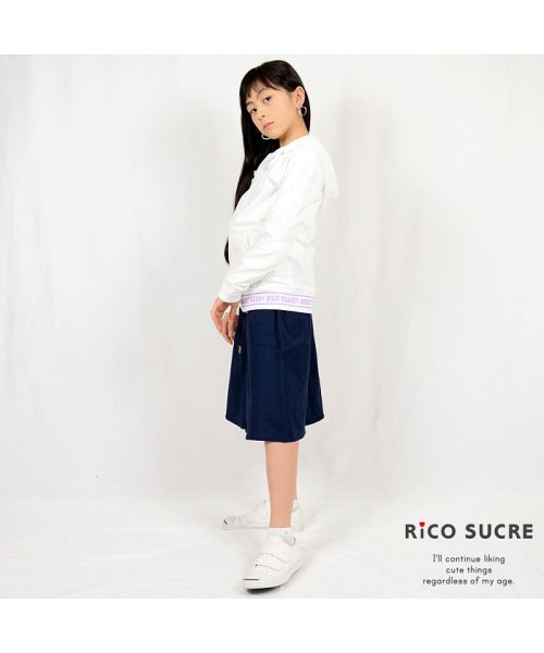 RiCO SUCRE(リコ シュクレ)/ロゴ入りジップパーカー/img07