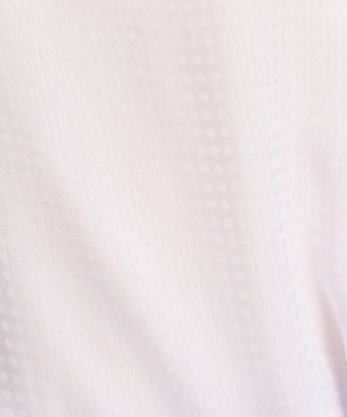 NARA CAMICIE(ナラカミーチェ)/ドットジャカード裾リボン七分袖ブラウス/img03