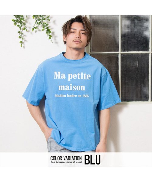 セール Cavaria キャバリア ダメージ加工プリントビッグシルエット半袖tシャツ キャバリア Cavaria Magaseek