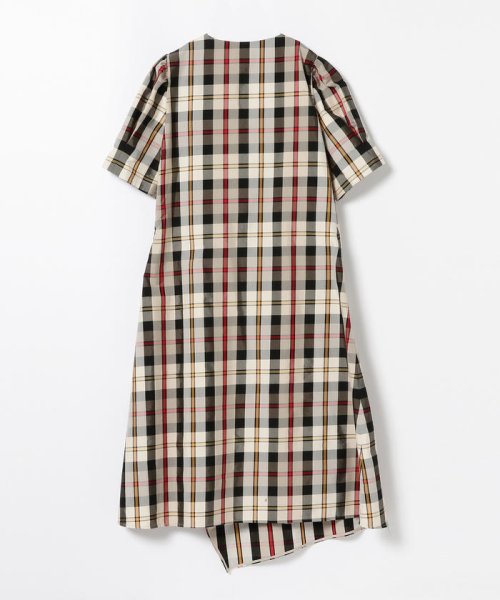 セール Vondel 別注 チェック Vネックワンピース ビームス アウトレット Beams Outlet Magaseek