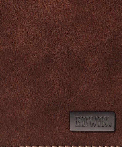 MARUKAWA(マルカワ)/【EDWIN】エドウィン ダークメタルプレート ラウンドファスナー二つ折り財布 サイフ/img06