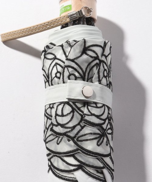 LANVIN Collection(umbrella)(ランバンコレクション（傘）)/LANVIN COLLECTION 晴雨兼用傘 ミニ傘 オーガンジー刺繍/img02