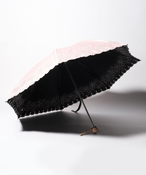 LANVIN Collection(umbrella)(ランバンコレクション（傘）)/LANVIN COLLECTION 晴雨兼用傘 ミニ傘 ラメ入り 刺繍/img01