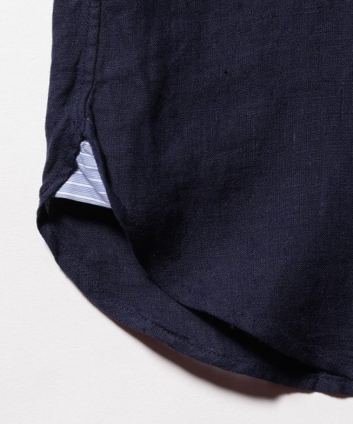 NOLLEY’S goodman(ノーリーズグッドマン)/【新色追加】クジラ刺繍リネンボタンダウンシャツ/img11