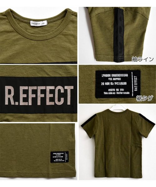 RAT EFFECT(ラット エフェクト)/リフレクタープリントナイロン切替Tシャツ/img06