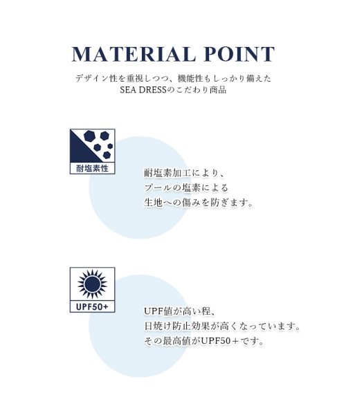 SEA DRESS(シードレス)/ワンショルダーリボンワンピース/水着/img02