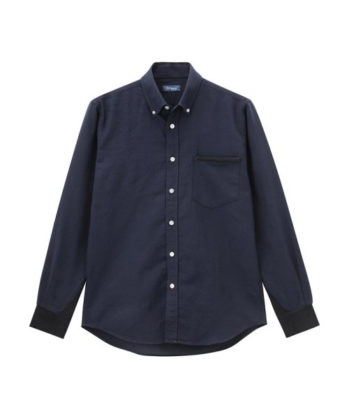 MAC HOUSE(men)(マックハウス（メンズ）)/Navy ボタンダウンシャツ BGE129/img04