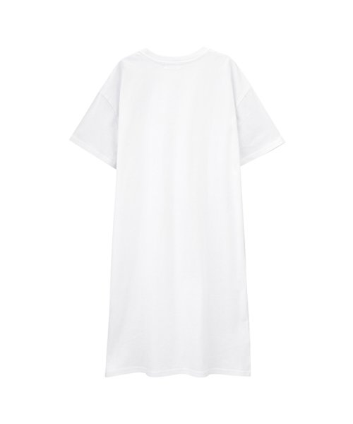 MAC HOUSE(women)(マックハウス（レディース）)/Free Nature ビッグシルエット Tシャツワンピース MH896－707/img03