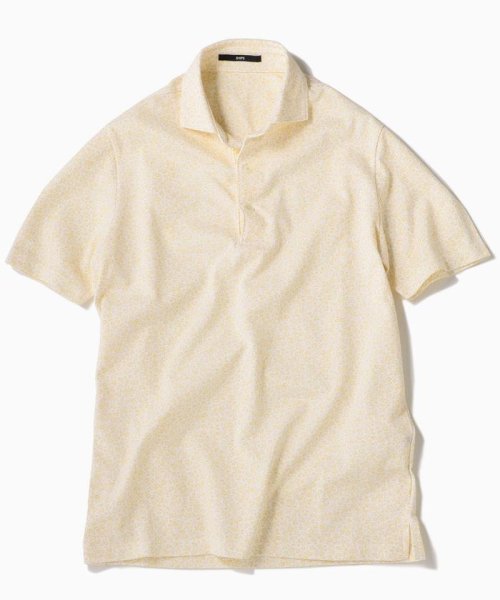 SHIPS MEN(シップス　メン)/SC: ドライマスター(R) コットン フラワープリント ワイドカラー ポロシャツ/img02