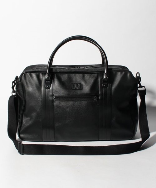 FRED PERRY(フレッドペリー)/【FRED PERRY】FRED PERRY L3205 SAFFIANO OVERNIGHT BAG BLACK/img04