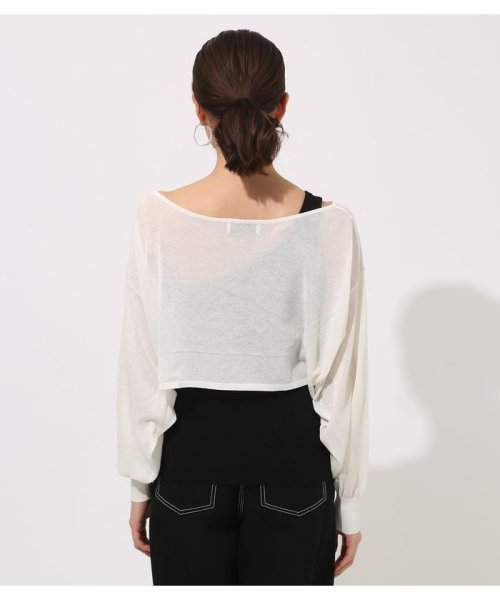 AZUL by moussy(アズールバイマウジー)/ONE－SHOULDER KNIT SET TOPS/img06