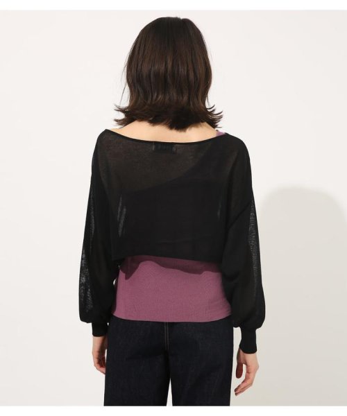 AZUL by moussy(アズールバイマウジー)/ONE－SHOULDER KNIT SET TOPS/img13