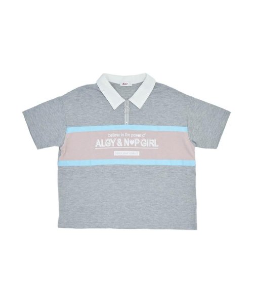 ALGY(アルジー)/ニコプチコラボリングジップ衿付きTシャツ/img02