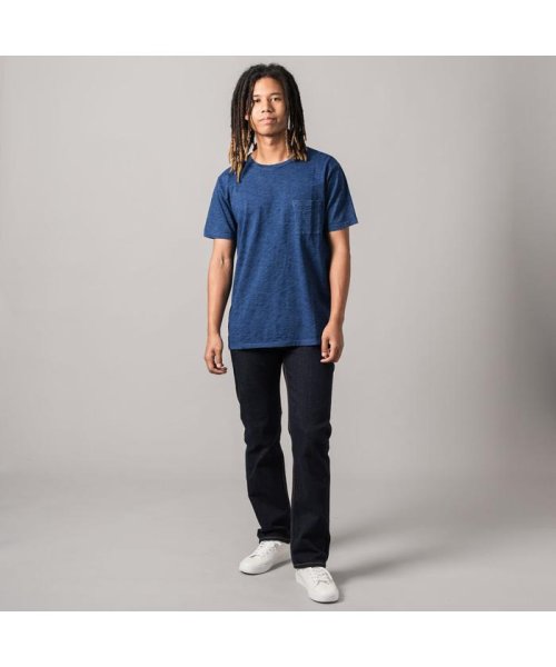 Levi's(リーバイス)/ポケットTシャツ WASHED BLUE INDIGO/img01