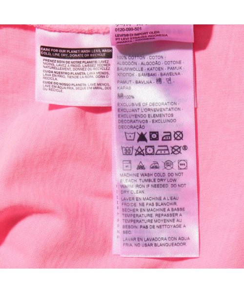 Levi's(リーバイス)/グラフィックTシャツ SPTWR PFD WASHED NEON PINK/img07