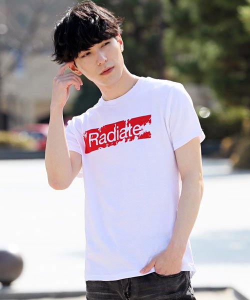 TopIsm(トップイズム)/ボックスロゴプリントクルーネック半袖Tシャツ/img11