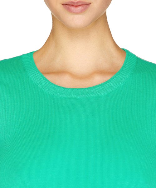 BENETTON (women)(ベネトン（レディース）)/コットンラウンドネック半袖ニット・セーター/img31