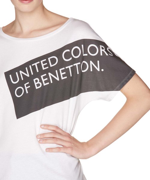 BENETTON (women)(ベネトン（レディース）)/モダールロゴ半袖Tシャツ・カットソー/img09
