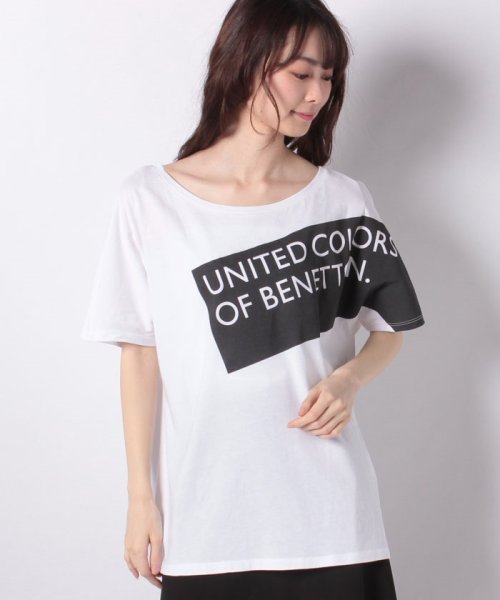 BENETTON (women)(ベネトン（レディース）)/モダールロゴ半袖Tシャツ・カットソー/img10