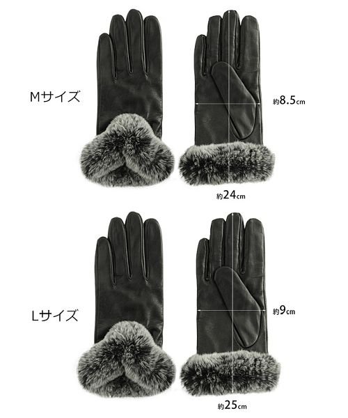 sankyoshokai(サンキョウショウカイ)/手袋 レディース スマホ対応 ラムレザー/img06