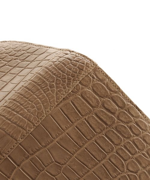 [HALEINE] 本革クロコダイルレザー お財布ショルダー パーティーバッグ 