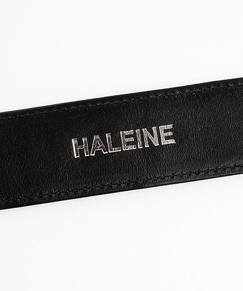 HALEINE(アレンヌ)/[HALEINE] クロコダイル レザー ベルト マット ピンタイプ/img09